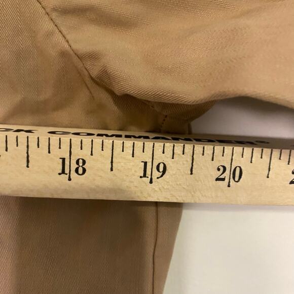 J Crew Womens Classic Twill Chino Blazer Jacket Beige Buttons Moto Preppy Size 8 - Picture 10 of 14